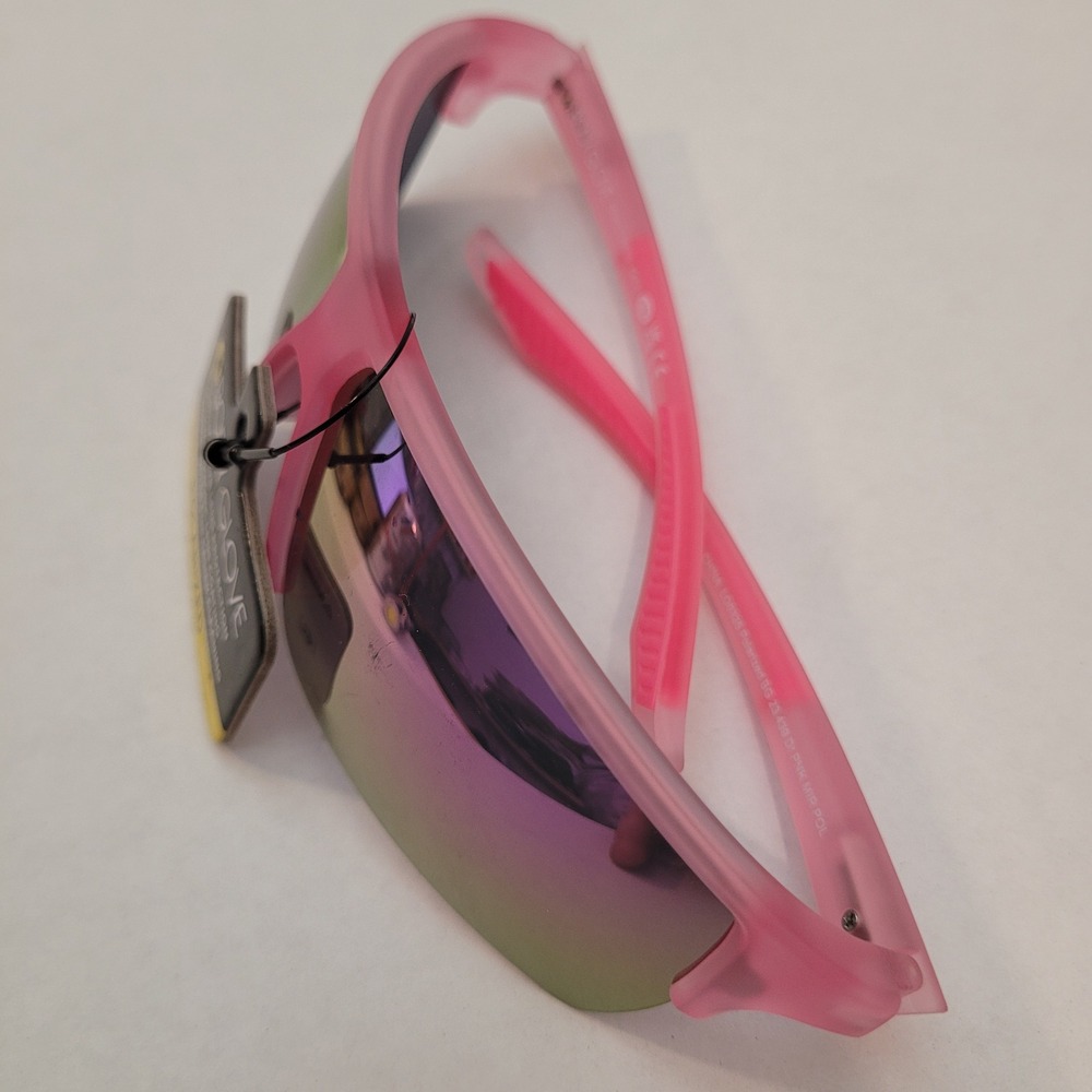 Body Glove Sunglasses Womens Matte Pink Polarized Mirror Shield BG07 L00325 - Picture 3 of 8